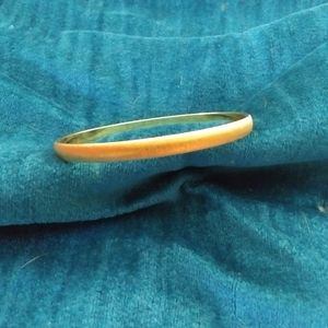 Vintage monet gold bangle